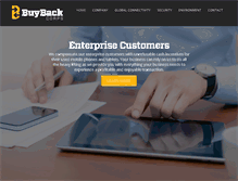 Tablet Screenshot of buybackcorps.com